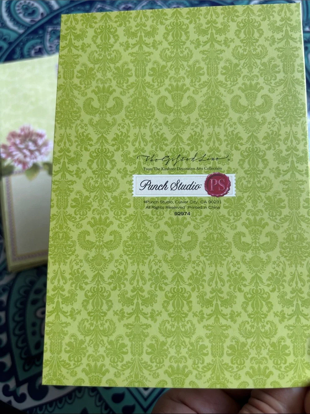 Punch Studio The Gifted Line Victorian Floral Note Cards & Envelopes - Set of 6